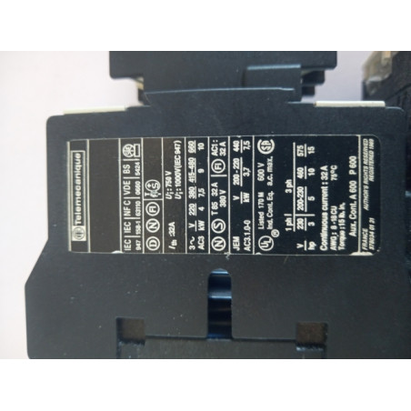 DISYUNTOR RELE TERMICO  DE 2,5 A 4 AMPERIOS CON CONTACTOR 32 AMPERIOS