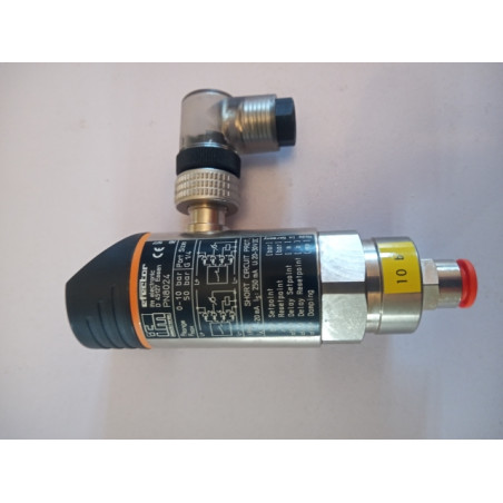 SENSOR DE PRESION CON PANTALLA IFM 4-20MA 0-10 BAR CON CONECTOR